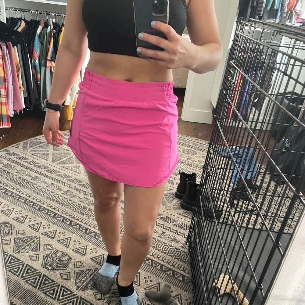 Lululemon NWT Hotty Hot HR Skirt - Hot Pink Skort